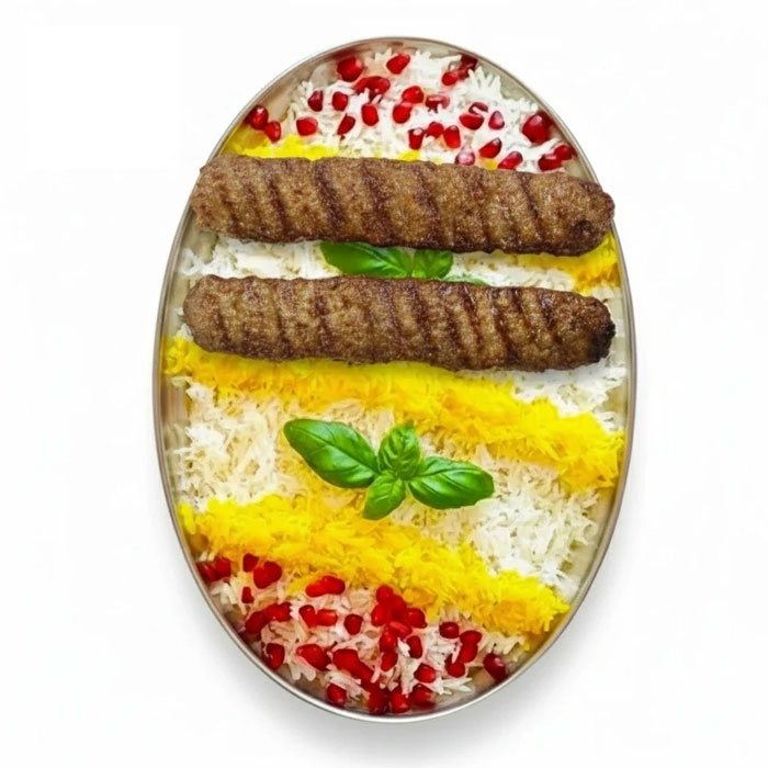 تصویر کباب لقمه گوشت ۱۰۰ درصد 